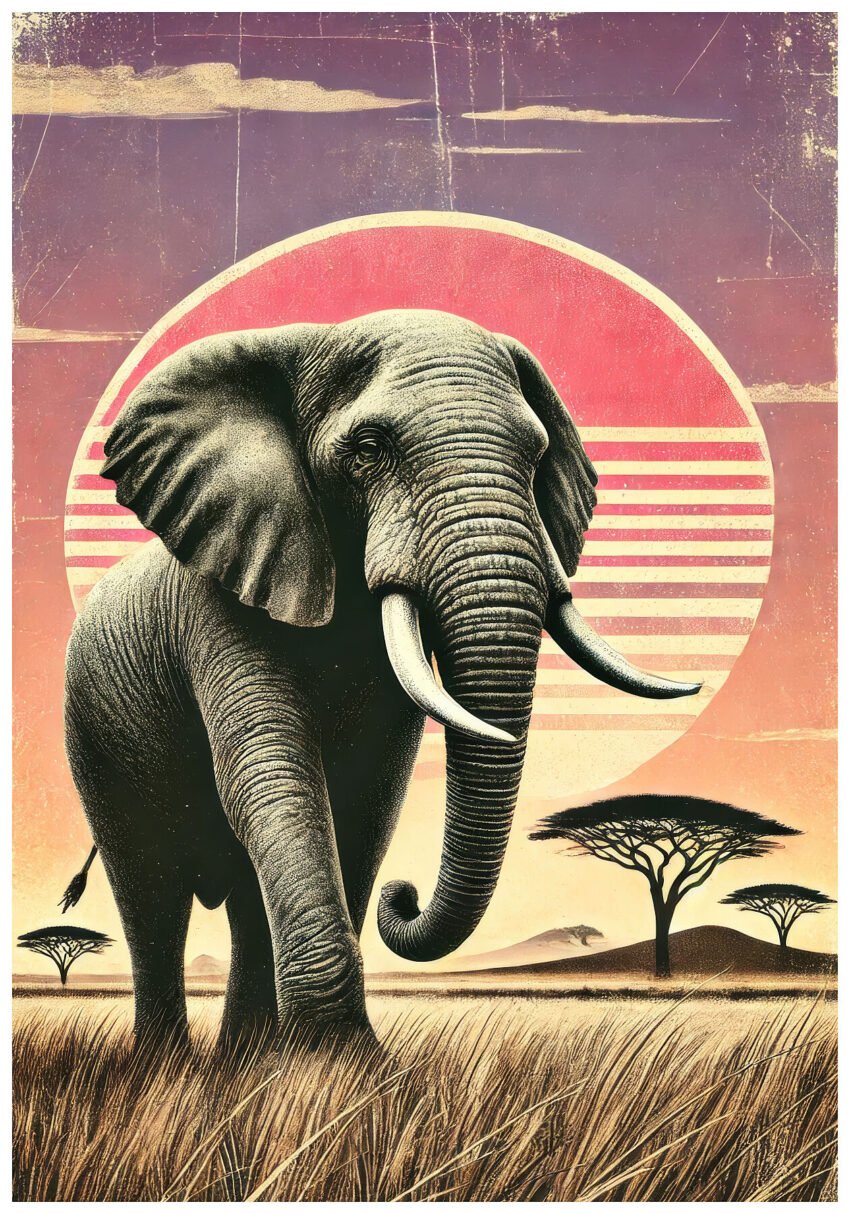 Elefante en la Sabana