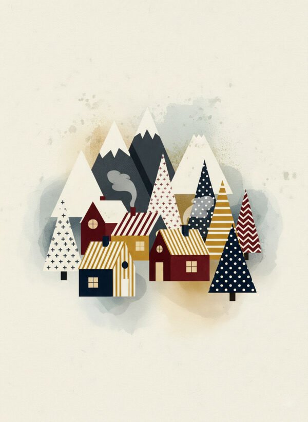 Pueblo de Montaña Nórdico