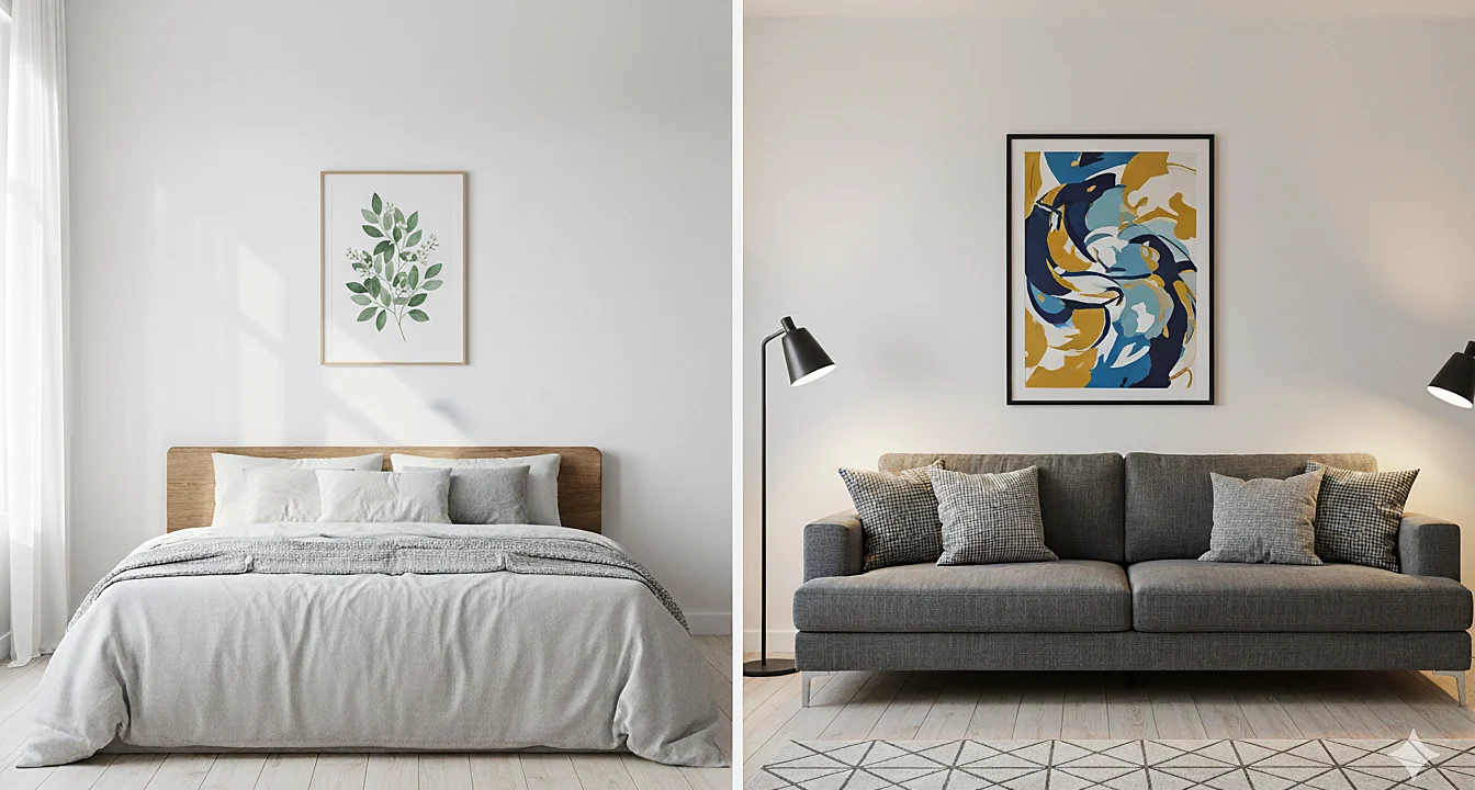 50×70 vs 70×100: Guía Completa de Láminas Decorativas
