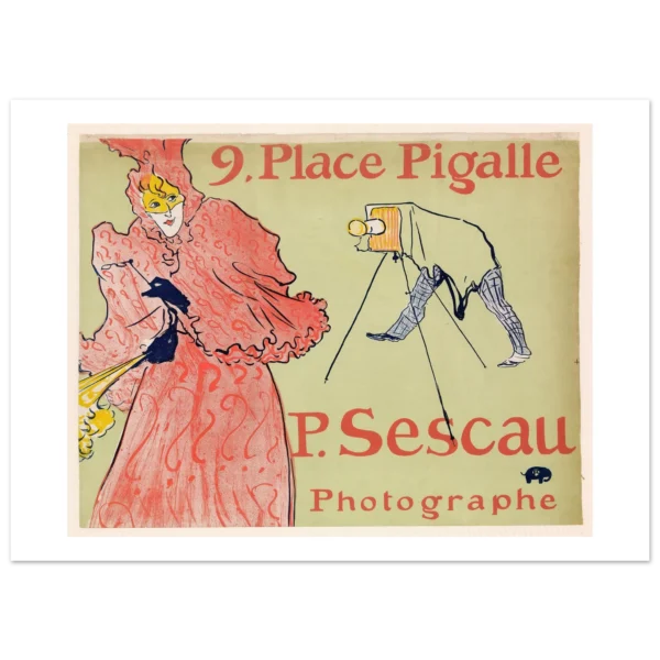 The Photographer Sescau (1894) lámina decorativa impresa