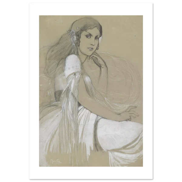 Jaroslava Muchová (c. 1920s) lámina decorativa impresa