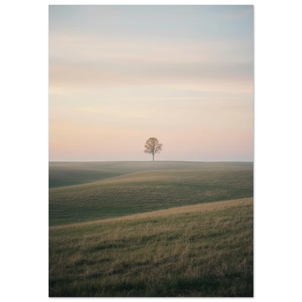 Colinas Suaves Escandinavas lámina decorativa impresa