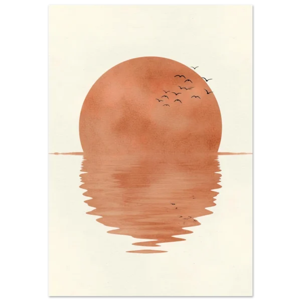 Water Reflection lámina artística