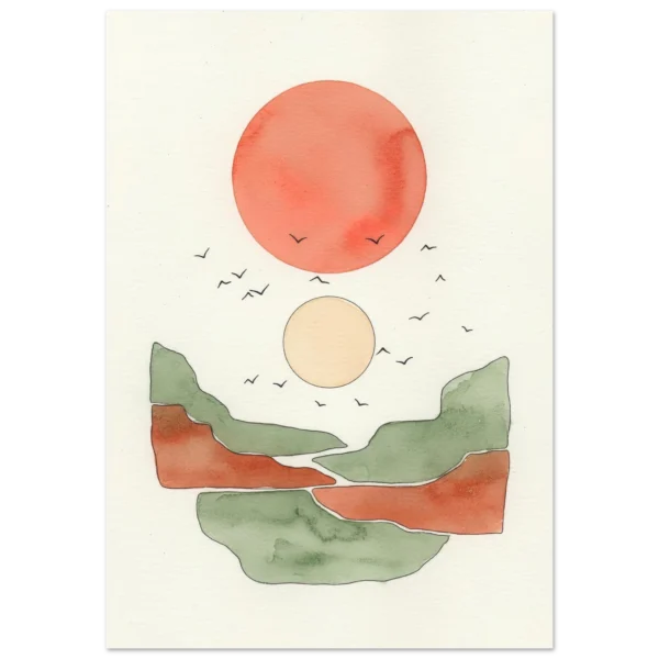 Twin Suns lámina artística