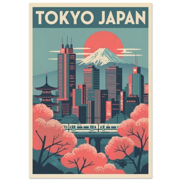 TOKIO - Neón y Tradición lámina impresa decorativa