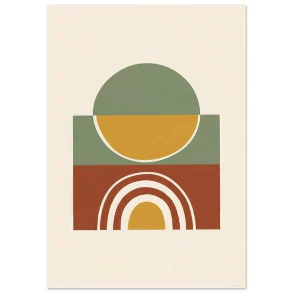 Arcos Nórdicos lámina impresa decorativa