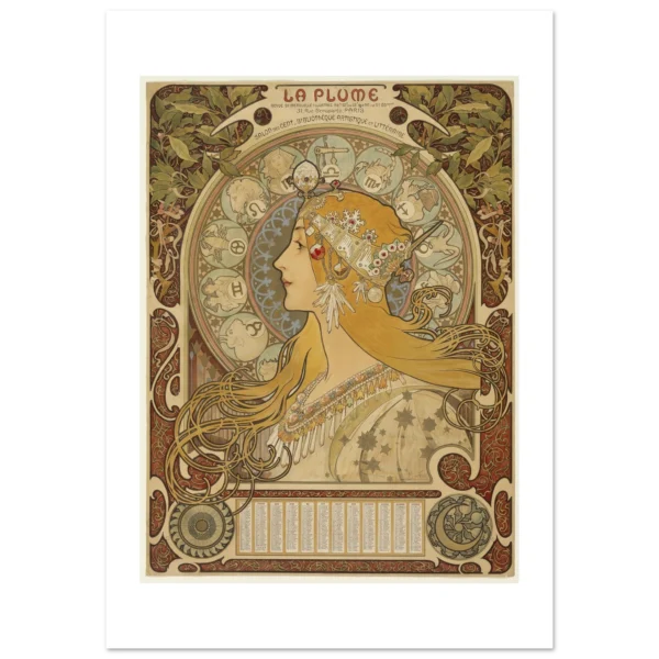 Zodiaque (La Plume) (1896–1897) lámina impresa