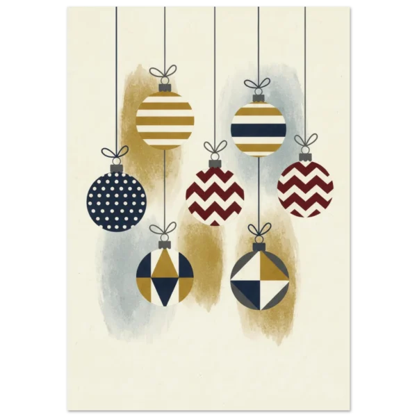 Ornamentos Nórdicos lámina artística impresa