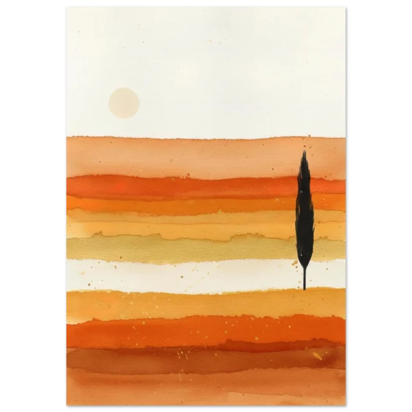 Harvest Fields lámina impresión artística