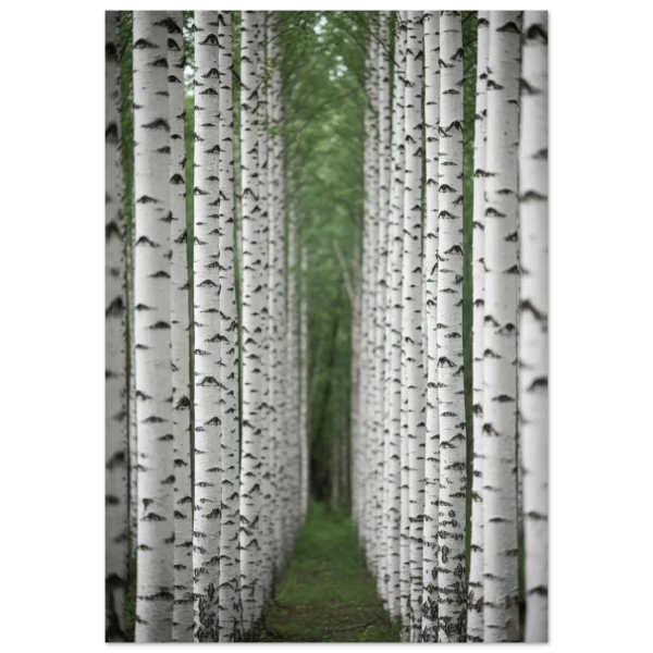 Bosque de Abedules lámina decorativa impresa