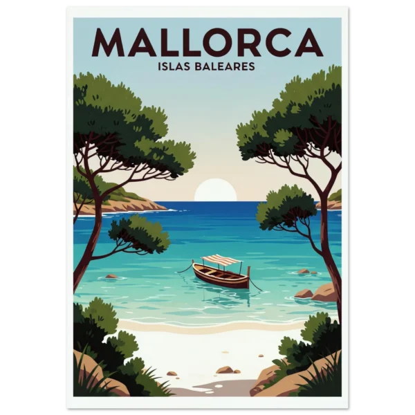 Mallorca Baleares lámina decorativa impresa