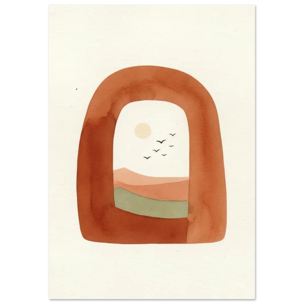 Desert Arch lámina artísitca impresa