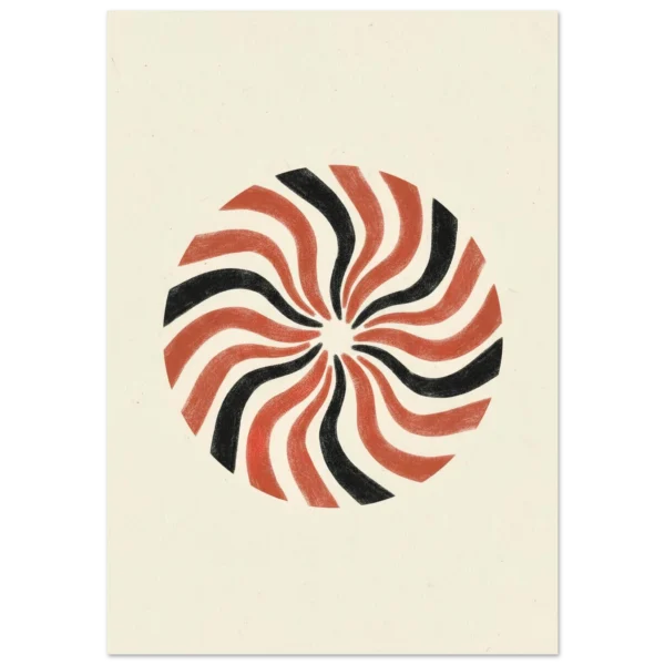 Ornamento Starburst lámina decorativa impresa