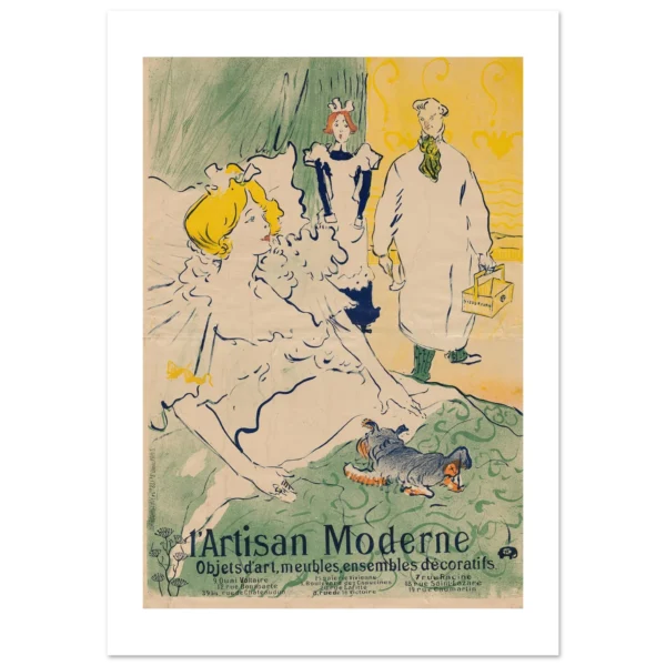 L'Artisan Moderne (1894) lámina impresa decorativa