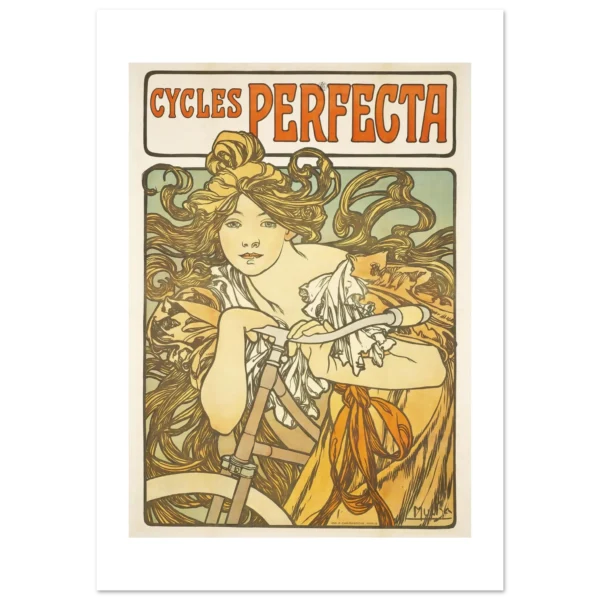 Cycles Perfecta (1897) lámina impresa decorativa
