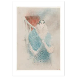 Efsa, Dite La Viennoise (1897) lámina decorativa impresa