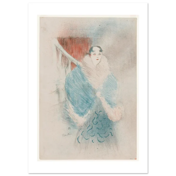 Efsa, Dite La Viennoise (1897) lámina decorativa impresa