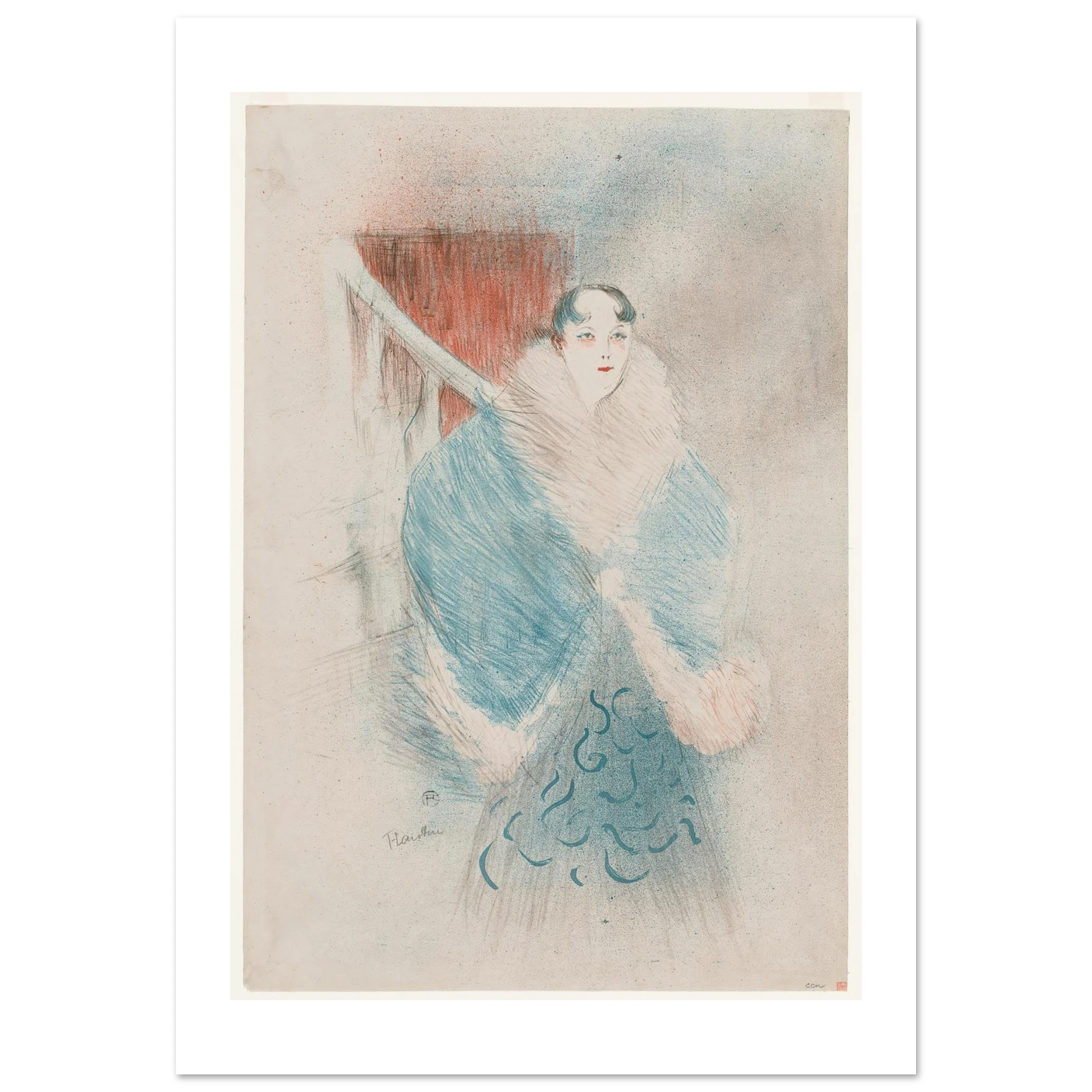 Efsa, Dite La Viennoise (1897) lámina decorativa impresa