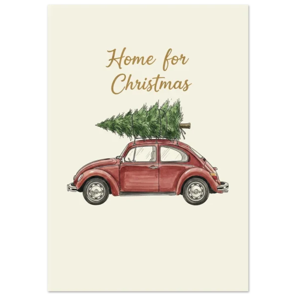 Camino a casa - Lámina impresa - RetroArtHub