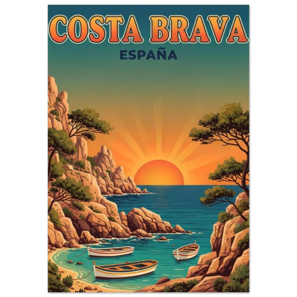 Poster Viaje Vintage Costa Española