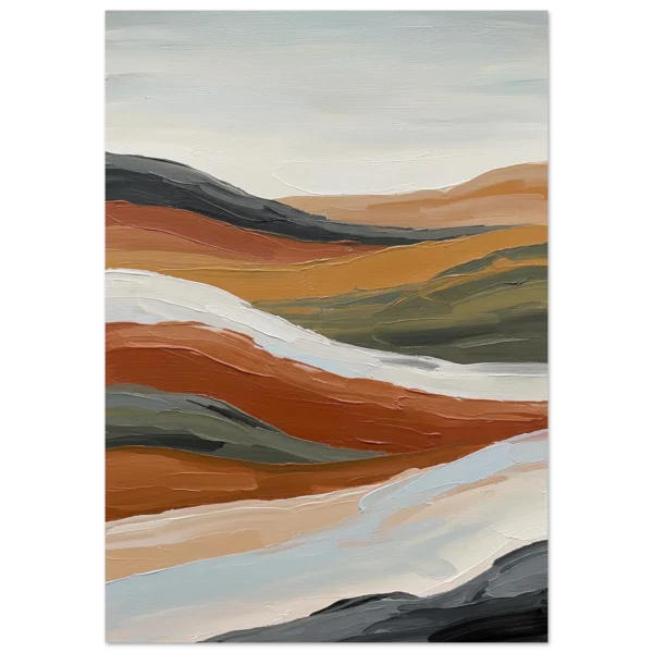 Invierno en Líneas lámina decorativa impresa