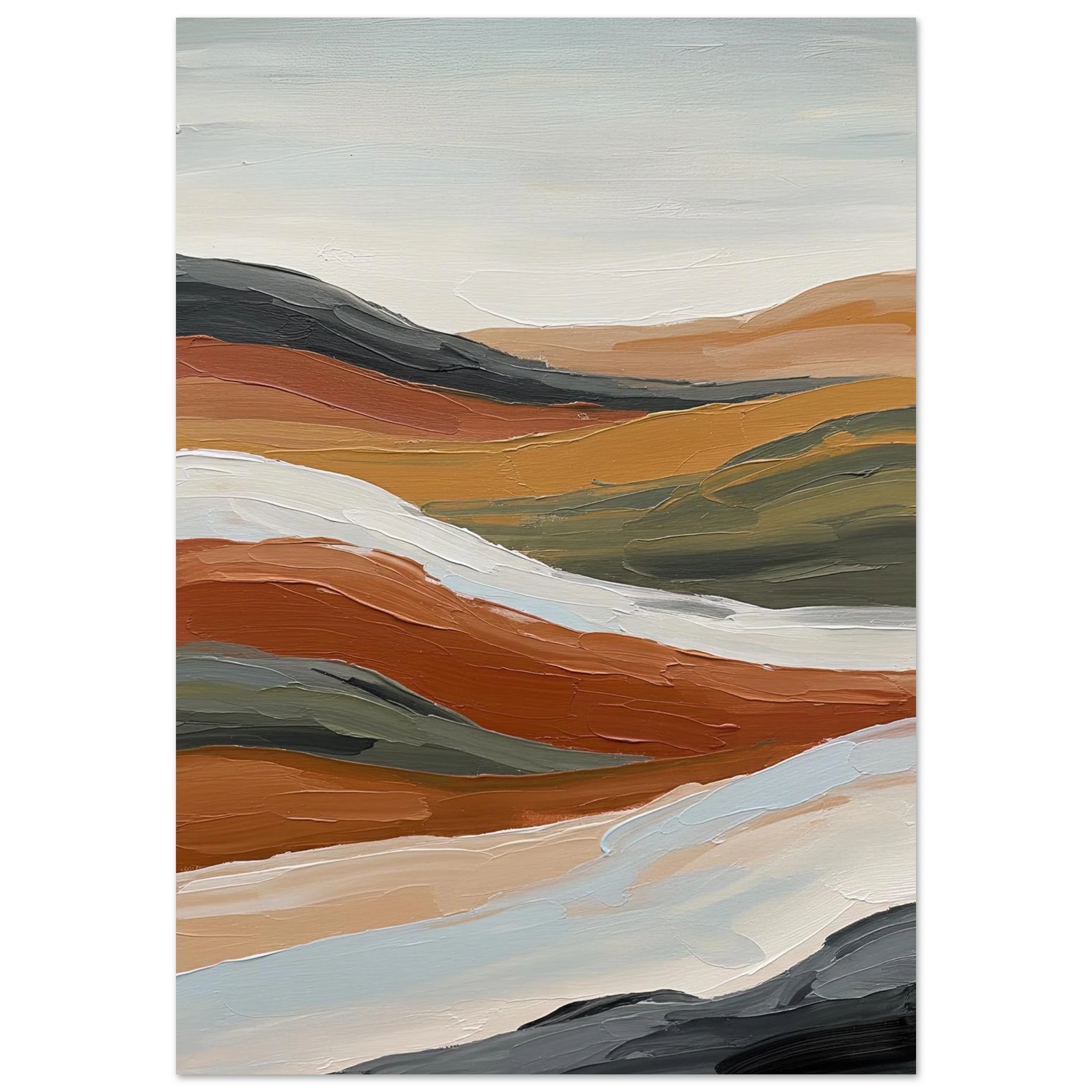 Invierno en Líneas lámina decorativa impresa